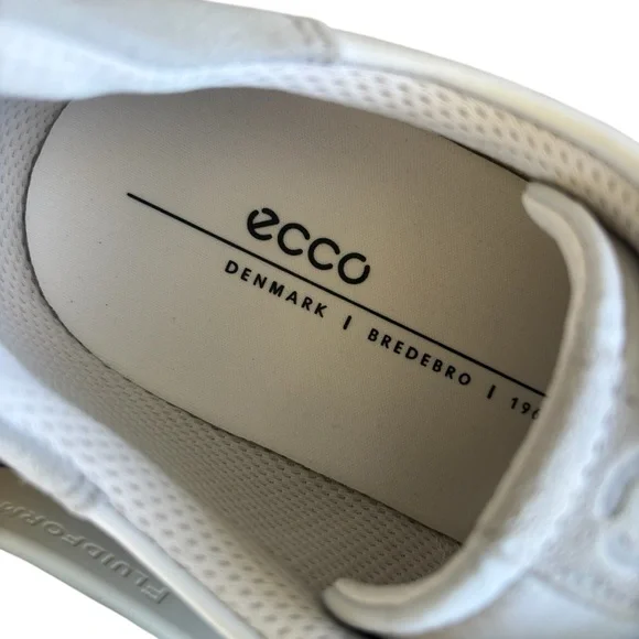 ECCO Men's Soft 60 White Lace Up Sneakers 13-13.5